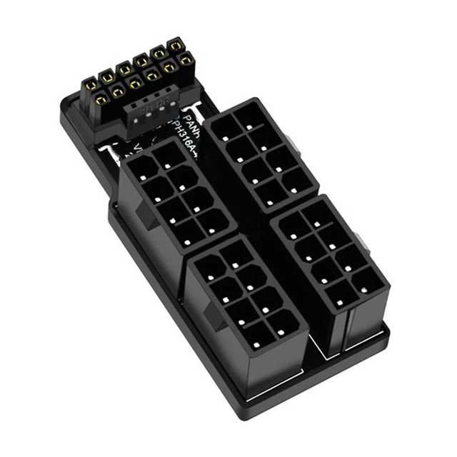 Adattatore PCIE PCI Express da 8 pin a doppio 8 (6 2) pin CPU EPS da 12 V per cavo di prolunga di alimentazione della scheda grafica da 20 cm  7