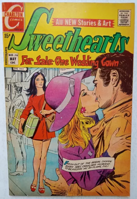 Charlton Sweethearts #116 Bronze Age 1971 Love Romance Comic Book