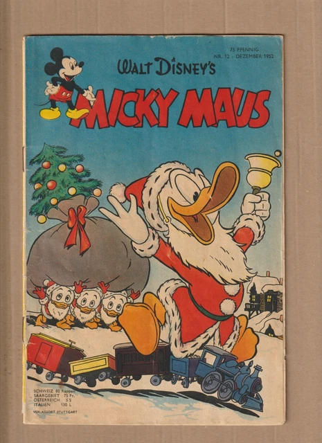 Micky Maus 1952 Nr. 12 Ehapa, Gb. Original