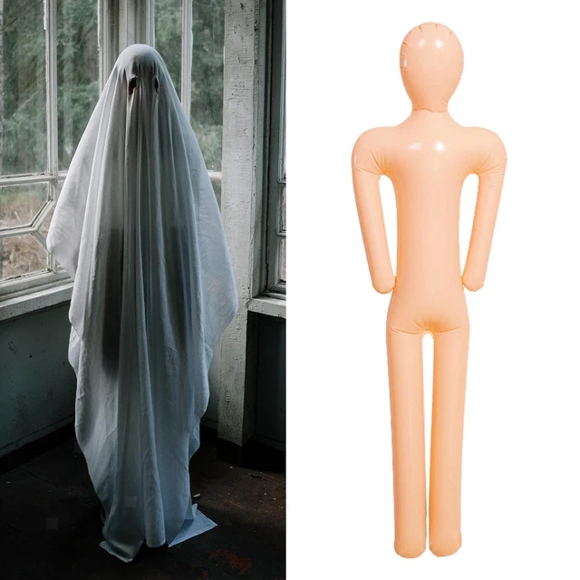 Mannequin Gonflable Halloween Effrayant - 1,8m, Pose Réaliste - Décoration Maison Hantée, Fête Horreur