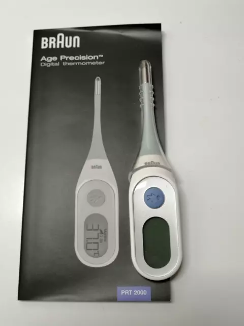 BRAUN PRT 2000 Age Precision Fieberthermometer (Messart: axillar, oral, rektal)