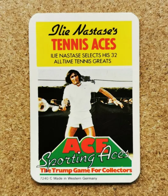 Top Trumps Carte Singole Ilie Nastases Tennis Sporting Aces - Varie (FB3)