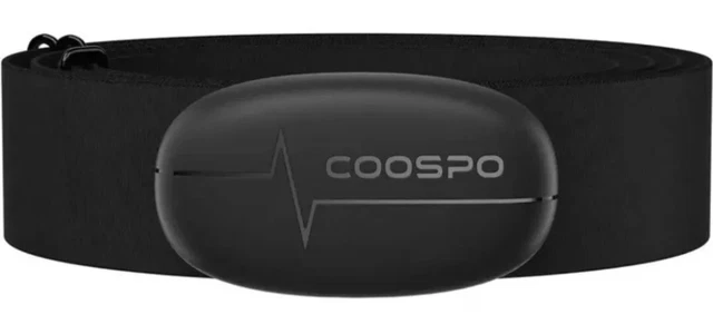 COOSPO HEART RATE Monitor Chest Strap, H6 HRM Bluetooth ANT+ HR Sensor ...