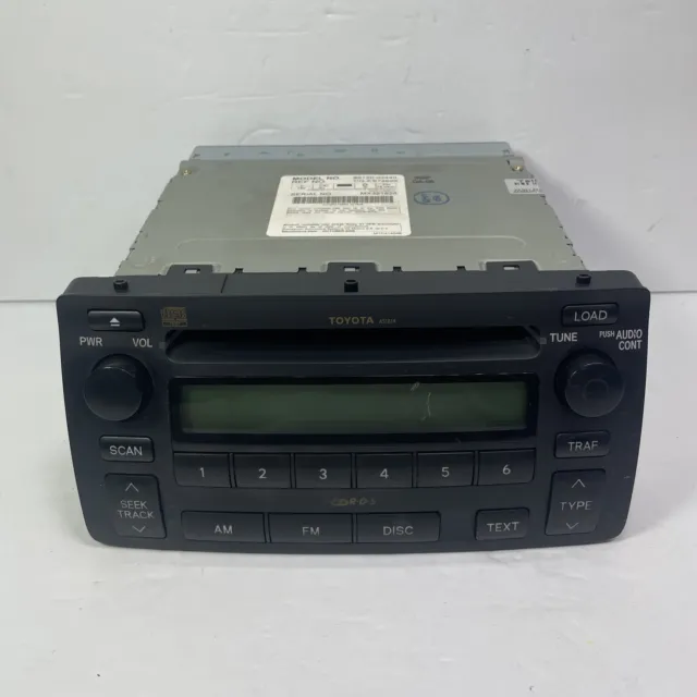 OEM 2004-2008 Toyota Corolla AM FM Radio 6 CD Player 86120-02440 A51814 *AS-IS**