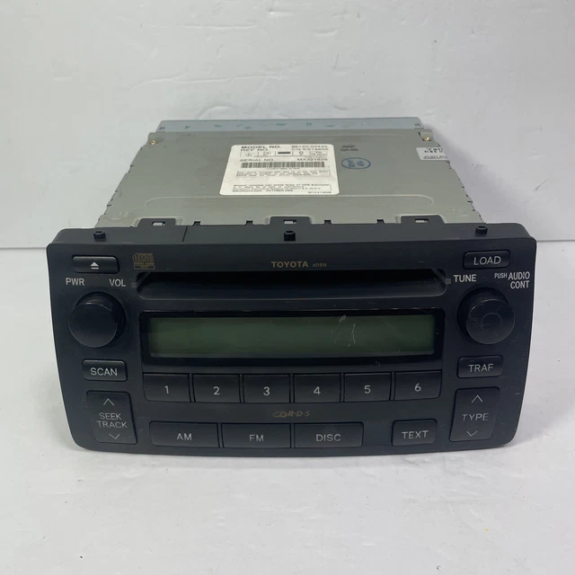 OEM 2004-2008 Toyota Corolla AM FM Radio 6 CD Player 86120-02440 A51814 *AS-IS**