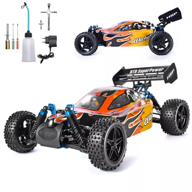 HSP RC Car 4wd 1:10 Off Road Buggy Nitro Gas Two Speed RTR Remote Control 94106