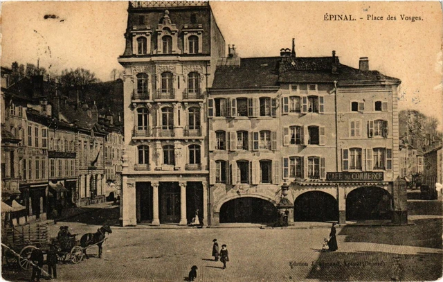 Carte Postale Ancienne Épinal 88 - Photo D'ouvriers En Usine - Début 1900