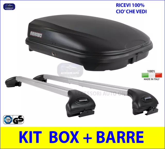 Box Baule Tetto Auto per Kadjar 5p dal 2015> Barre portatutto portapacchi bagagl