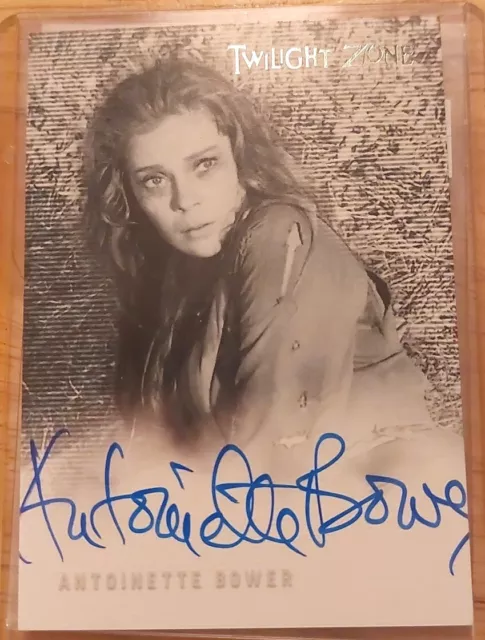 1999 Twilight Zone Series 1 Pemiere Edition Antoinette Bower A11 autograph card