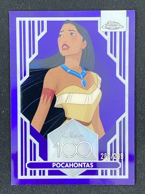 2024 TOPPS CHROME Disney Purple Refractor /199 Cruella de Vil #27