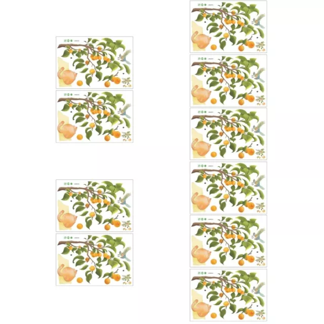 10 juegos de pegamento árbol frutal Wanda para niños decoración