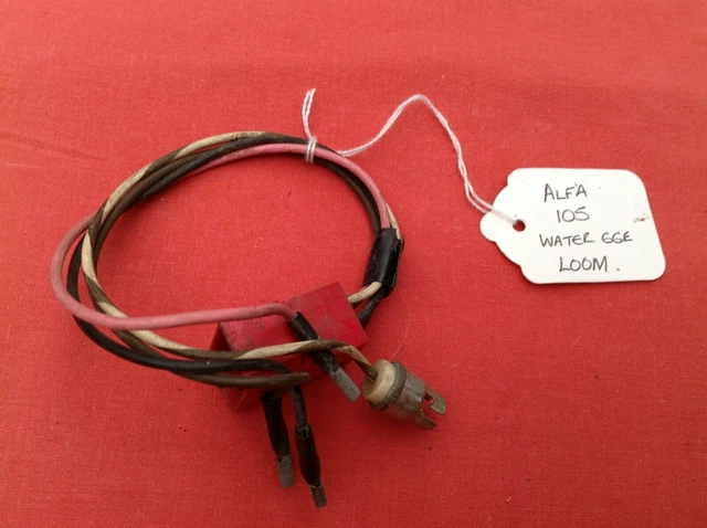 CLASSIC ALFA ROMEO Veglia Water Temp Gauge Wiring Loom 105 etc £28.00