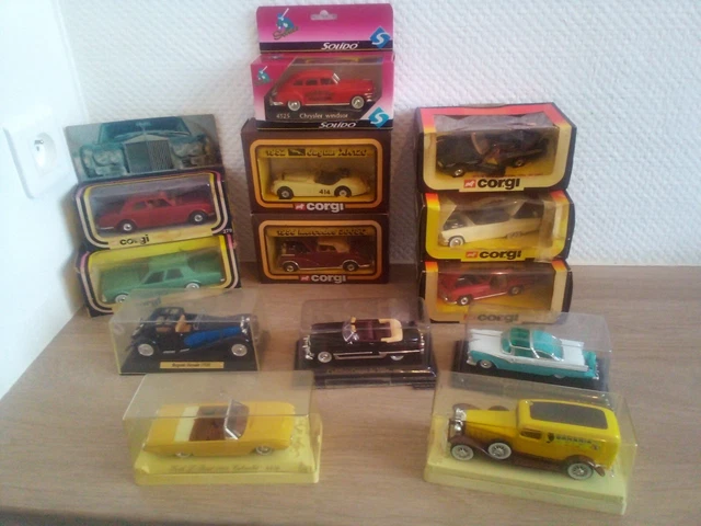 Lot De 5 Voitures Miniatures Solido | Collection État Neuf Avec Boîtes