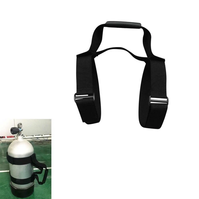 Lot De 2 Sangles De Fixation Pour Bouteille De Plongée - Nylon Et Acier Inoxydable, Avec Boucle à Came