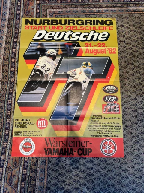 Nürburgring 1982 - TT Motorrad rennen Poster