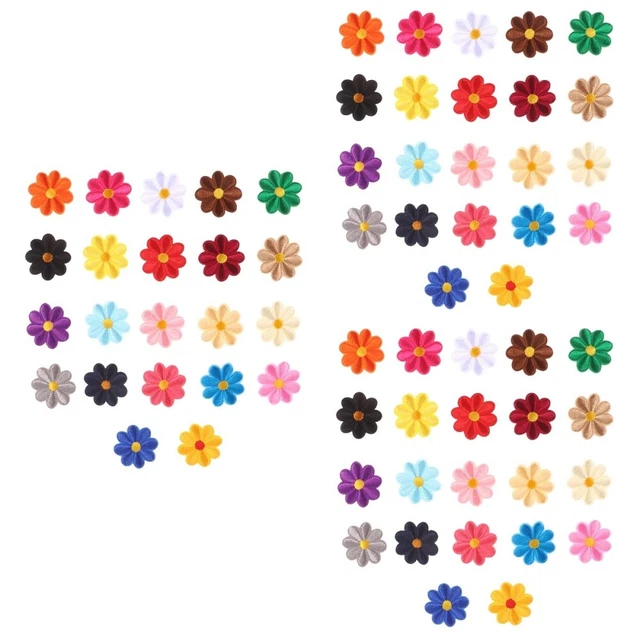 66 PCS Tasche Bestickt Patch Bestickt Patch Aufkleber Stickerei