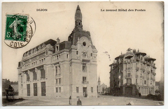 Thème LA POSTE - Bureau de Poste - CPA 21 - DIJON -  la poste 4