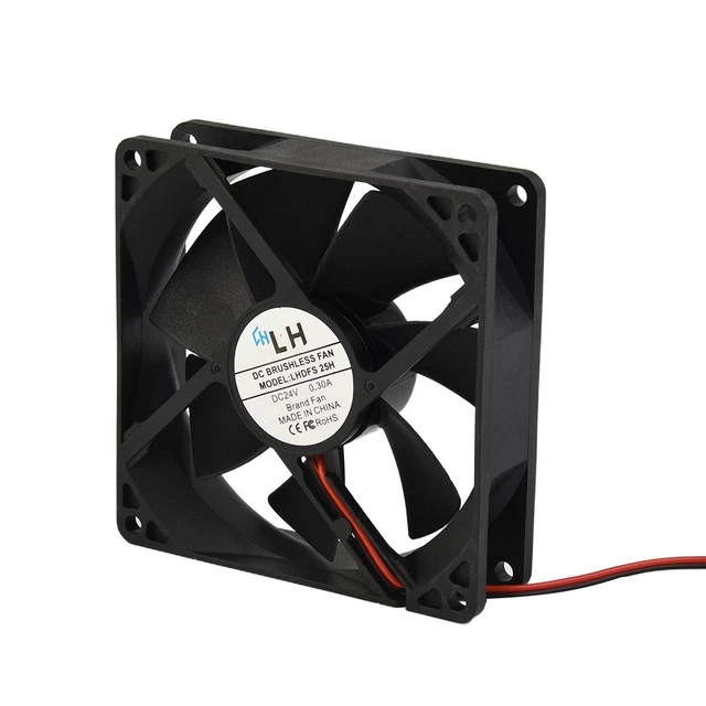 12V-3PIN 80MM 25MM DC Computer Case Cooling Cooler Brushless IDE Fan Z ...
