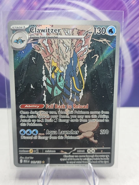 CLAWITZER 141 132 Pok mon TCG Mega Evolutions Illustration Rare 