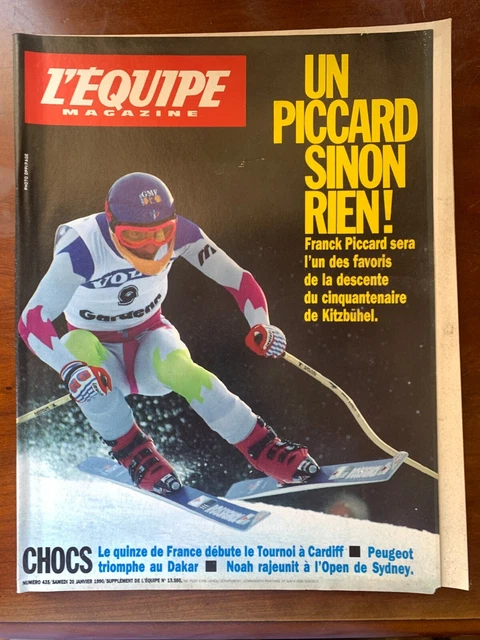 L'EQUIPE N°14.234 du 10/02/1992 - Piccard fait face / Jim