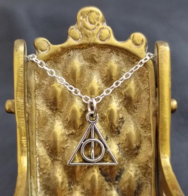 Harry Potter Deathly Hallows Charm Pendant Necklace