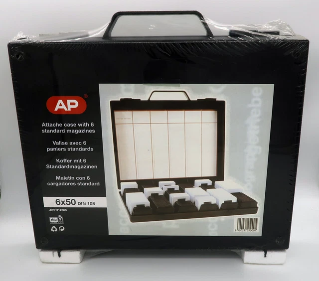 Hama valise de rangement pour 300 diapositives 24x36 avec 6 paniers
