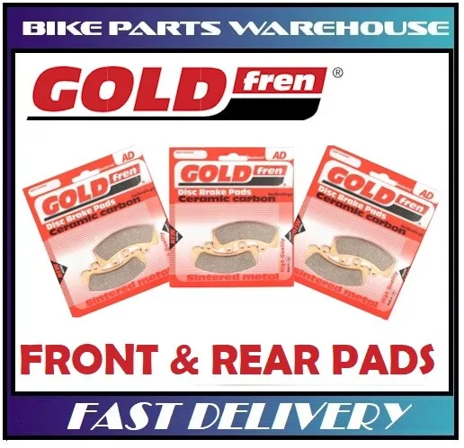 Fits Honda CBR 600 RR3/RR4 2003-2004 HH Front & Rear Brake Pad Set