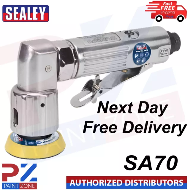 Sealey SA70 Levigatrice orbitale ad aria mini disco 50 mm