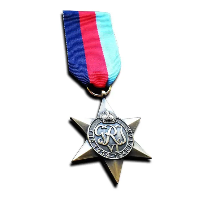 British World War 2 Replica Service/Campaign Medal 1939-1945 STAR WW2