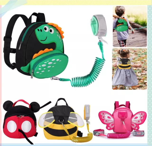 Baby Toddler Keeper Walking Safety Harness Backpack Leash Strap Bag Anti-lost US