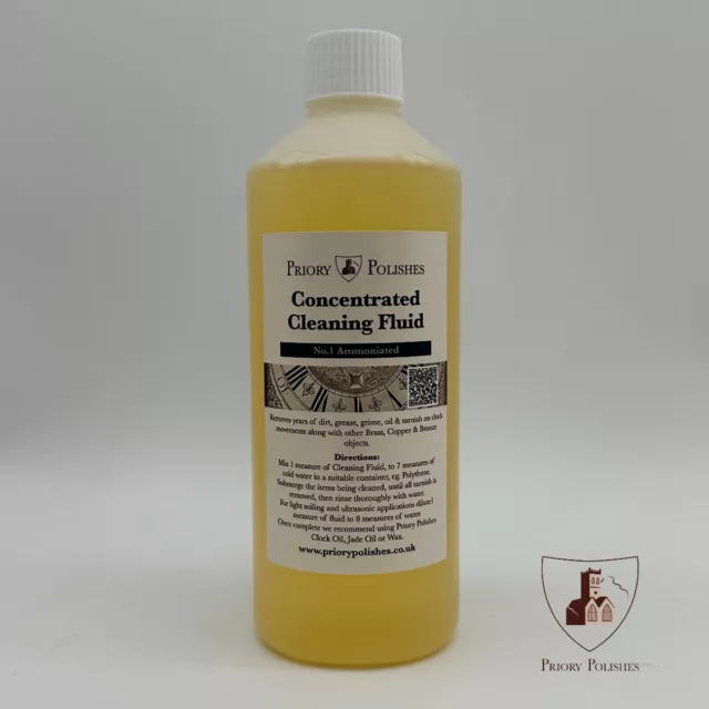 Clock Cleaning Concentrate No 1/ Brass Cleaner 500Ml