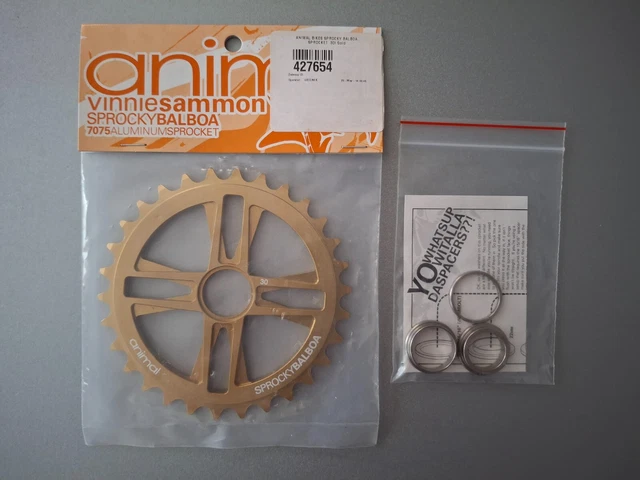 NEW ANIMAL BMX 'Sprocky Balboa' BMX Sprocket / Chainring in Gold