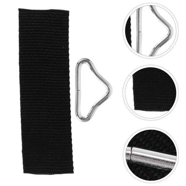 Triangle attache ressort avec sangle pack x5 pour toile de trampoline