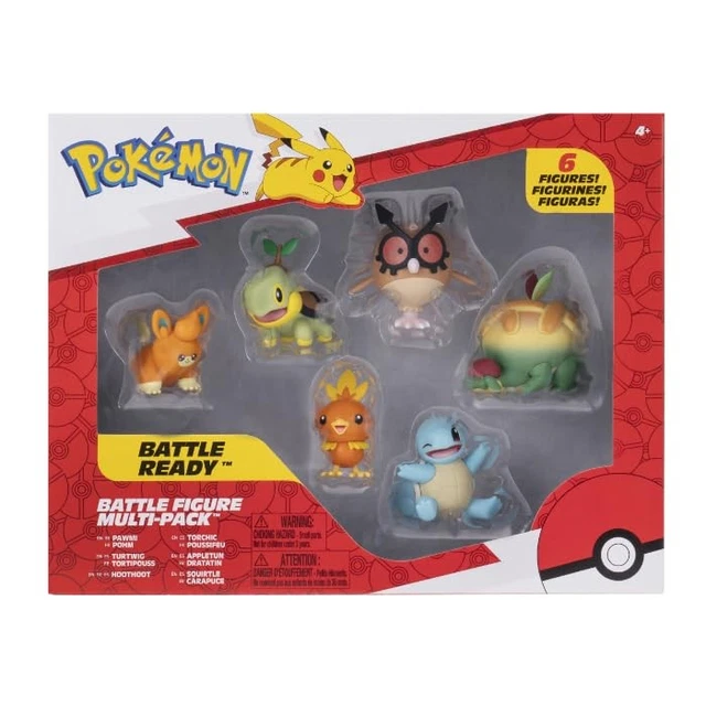 Pokémon Battle Figure Set Togepi, Pancham, Wartortle 3 db-os figura