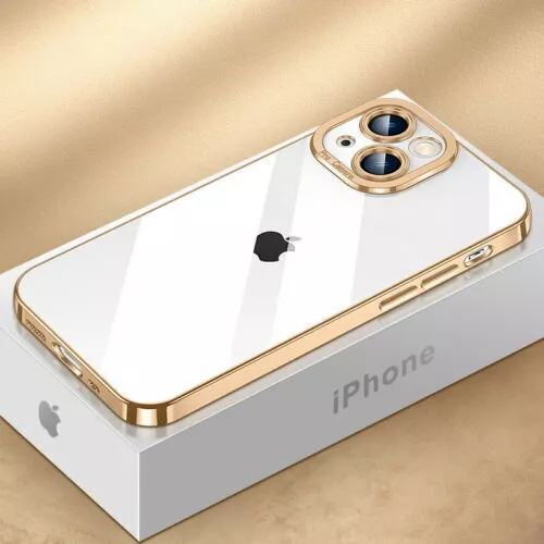 Handy Hülle für iPhone 14 13 12 11 Pro Max Mini Plus Case Silikon Transparent