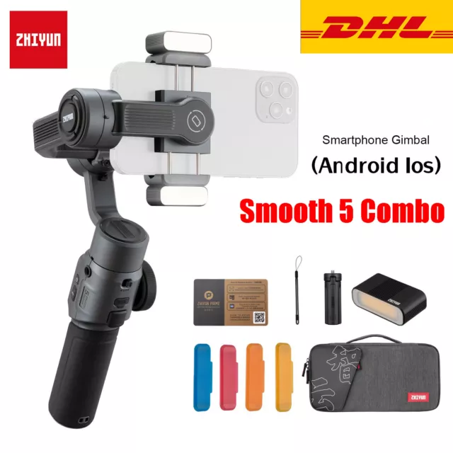 Zhiyun Smooth 5 Combo Kit 3-Axis Smartphone Gimbal Stabilizer for iPhone Android