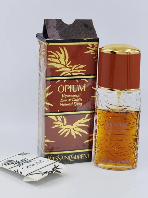 VTG OLD VERSION YVES SAINT LAURENT OPIUM EAU De TOILETTE 1.6 oz SPRAY PERFUME