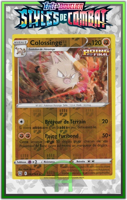 Reverse Colossian - EB05:Combat Styles - 067/163 - Pokemon Card New FR