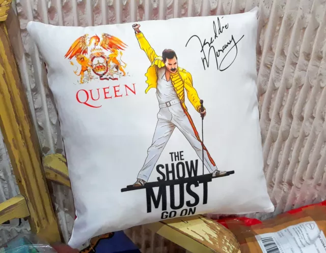 QUEEN FREDDIE MERCURY Cuscino 40x40 cm con imbottitura Musica Inglese EUR  11,00 - PicClick IT