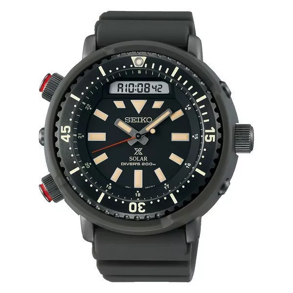 SEIKO Prospex Diver Scuba SBEQ009 Solar Analog Digital Stainless Steel