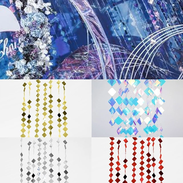 5* paillettes in PVC tende tenda in plastica forniture per la casa decorazione festiva e matrimonio