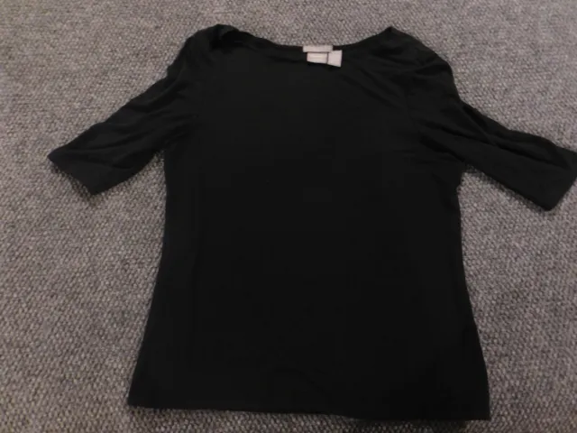 Old Navy Womens Blouse Small black pullover stretch