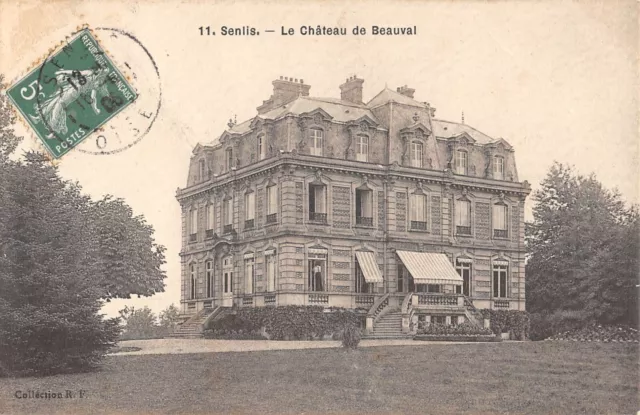 Cpa 60 Senlis Le Chateau De Beauval