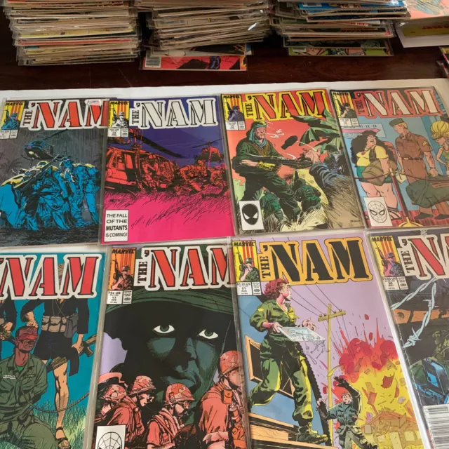 The NAM Marvel comic book lot of 8 ungraded issues 6,13,14,15,16,17,21,30