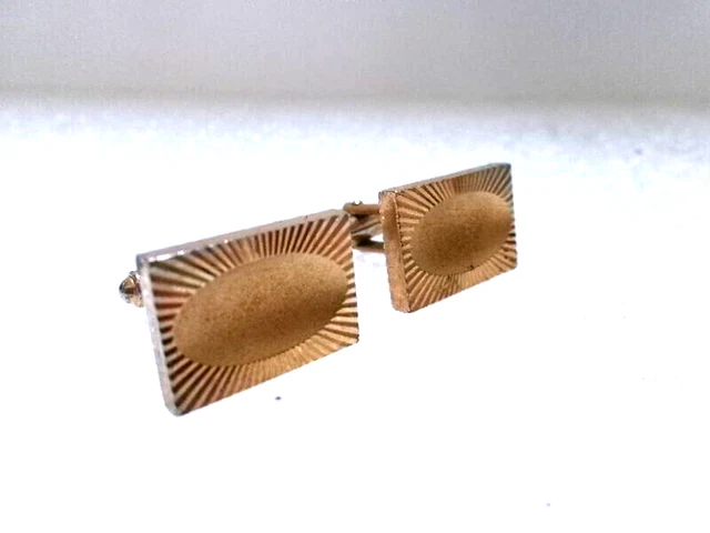 PAIRE DE BOUTONS DE MANCHETTE vintage DECOR FER A CHEVAL CRAVACHE doré | UK