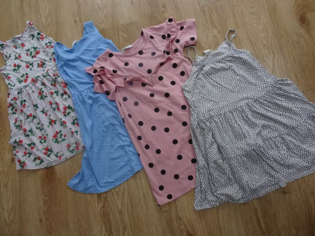 Pacchetto abiti estivi H&M ragazze 4 pezzi abiti multi ETÀ 6 - 7 ANNI