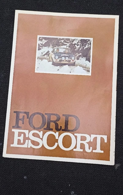 Depliant Fort Escort 940 1100 vintage - spedizione gratuita da parte mia