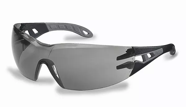 UVEX PHEOS 9192-285 Smoke Lens Safety Glasses Spectacles Sports Style - GREY