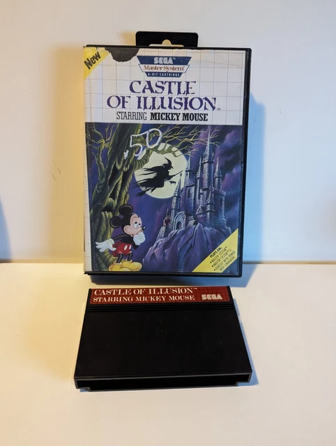 Jeu Sega Master System Castle Of Illusion – Version PAL – Bonne état – Sans Notice