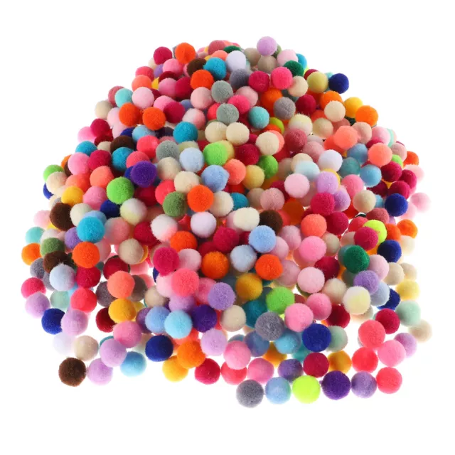 Clothing Pom Poms Glitter Fluffy Balls Color Plush High Elasticity